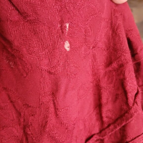 Maurices Maroon Babydoll Top size 3X - Picture 5 of 7